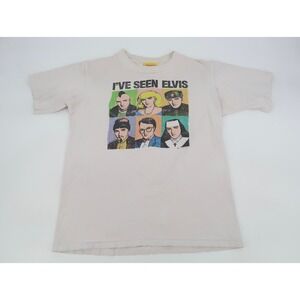 Vintage Elvis Shirt Mens Large Lake Street Recent Sightings 80s 90s T-Shirt USA